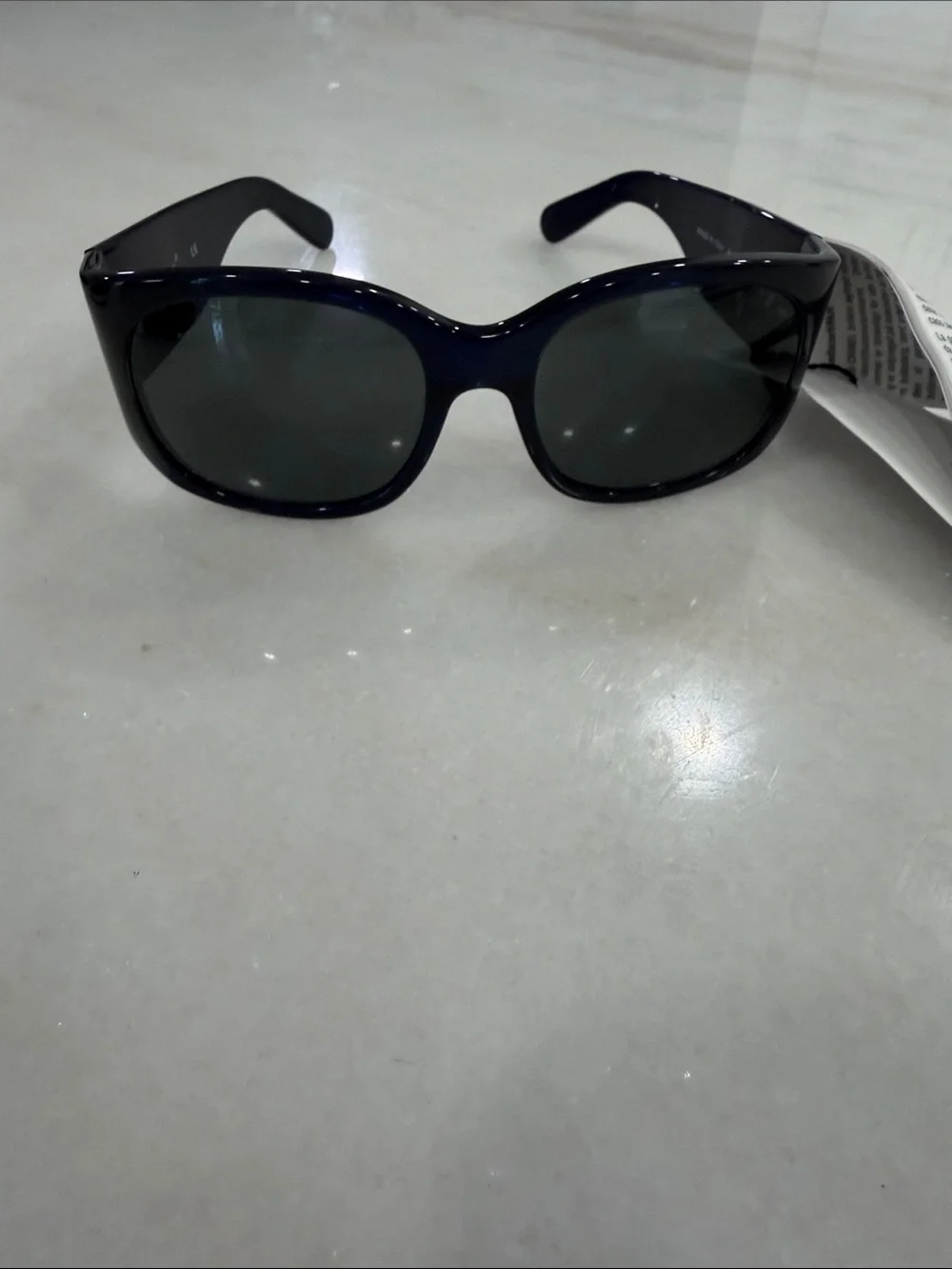 CHANEL Black Women's Sunglasses with Studded Temple Detail brand new with box